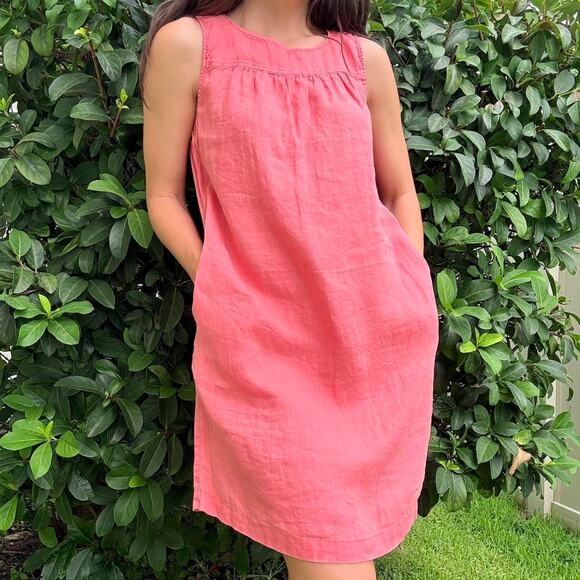 Pure Linen Dress - Picture 1 of 4